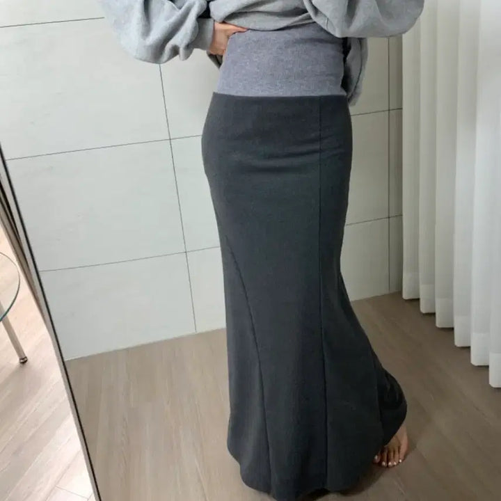 [BUNJANG] Black Long Skirt / <새상품> 블랙 롱스커트