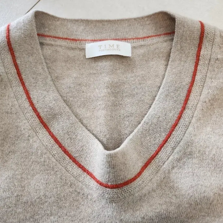 [BUNJANG] Hanseom Time Oatmeal Knit Sweater / 한섬의류 타임니트 오트밀색상 모.캐시미어 혼방