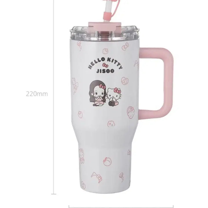 [BUNJANG] Jisoo Hello Kitty Collaboration Tumbler / 헬로키티 지수 콜라보 텀블러