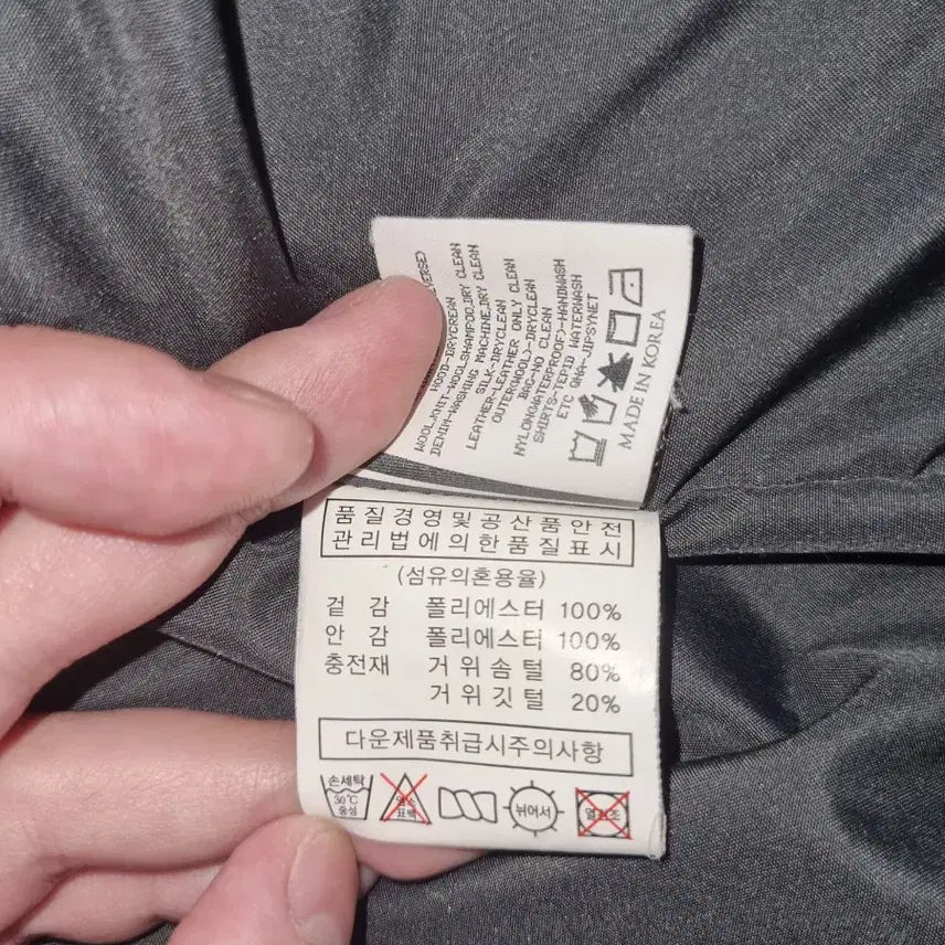 [BUNJANG] Unknown Item Black L Goose Down Short Padding / 집시 구스다운 숏패딩 블랙L