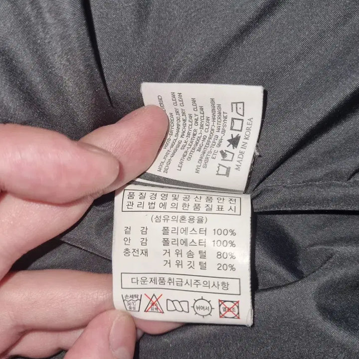 [BUNJANG] Unknown Item Black L Goose Down Short Padding / 집시 구스다운 숏패딩 블랙L