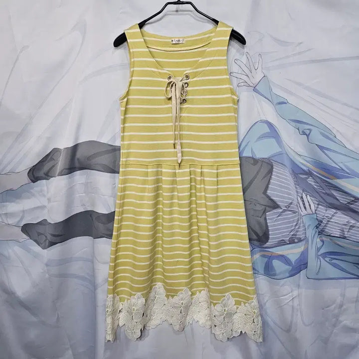 [BUNJANG] Axes Femme Striped Lace Dress / axes femme  엑세스팜 원피스