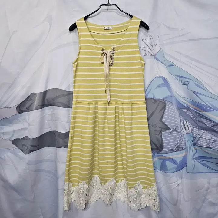 [BUNJANG] Axes Femme Striped Lace Dress / axes femme  엑세스팜 원피스