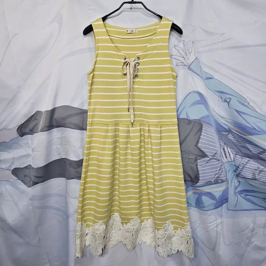 [BUNJANG] Axes Femme Striped Lace Dress / axes femme  엑세스팜 원피스