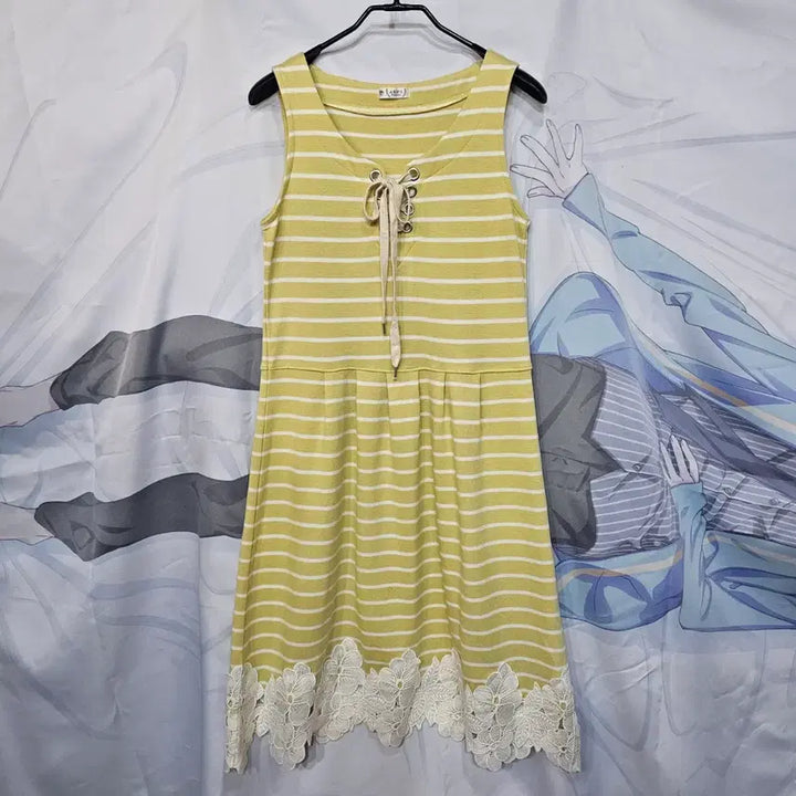 [BUNJANG] Axes Femme Striped Lace Dress / axes femme  엑세스팜 원피스