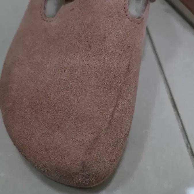 [BUNJANG] Birkenstock Boston Fur Pink 245 Size / 버켄스탁 보스턴 퍼 핑크 245사이즈 (고급 비브람 밑창 완료)