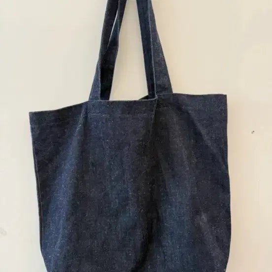 [BUNJANG] Maison Kitsune Denim Tote Bag / 메종 키츠네 데님 토트백