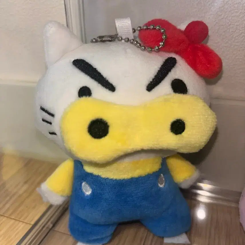 [BUNJANG] Hello Kitty Buriburi Collaboration Keyring / 새상품)키티 X 부리부리 콜라보 키링