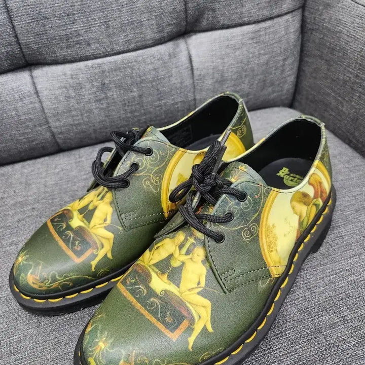 [BUNJANG] Dr. Martens 1461 Dipolo 3-Eye Brogue Leather Shoes EU38 (Limited Edition) / 닥터마틴 1461 디파올로 3홀 명화 EU38(한정판)