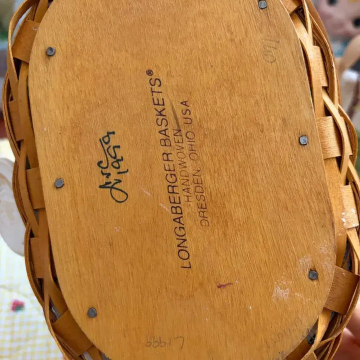 [BUNJANG] Longaberger 1999 Mother's Day Basket / 빈티지 1999년 롱거버거 어버이날 기념 바구니
