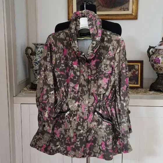 [BUNJANG] Sisley Camouflage Jacket / 시슬리 카모플라쥬 야상 자켓