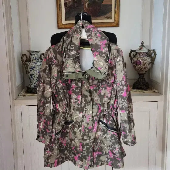 [BUNJANG] Sisley Camouflage Jacket / 시슬리 카모플라쥬 야상 자켓