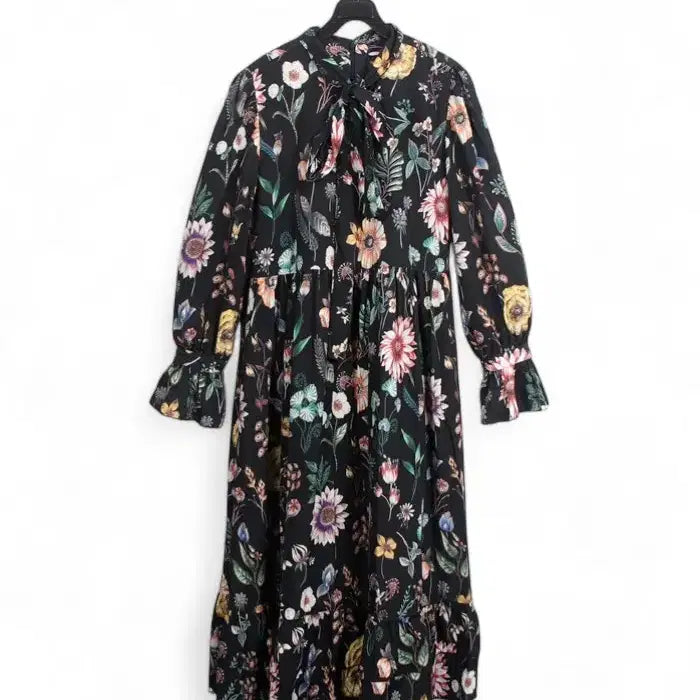 [BUNJANG] Merci Boutique Floral Pleated Dress / [득템가] 여성66/ 메르시뷰티크 플로럴 주름원피스 8-19