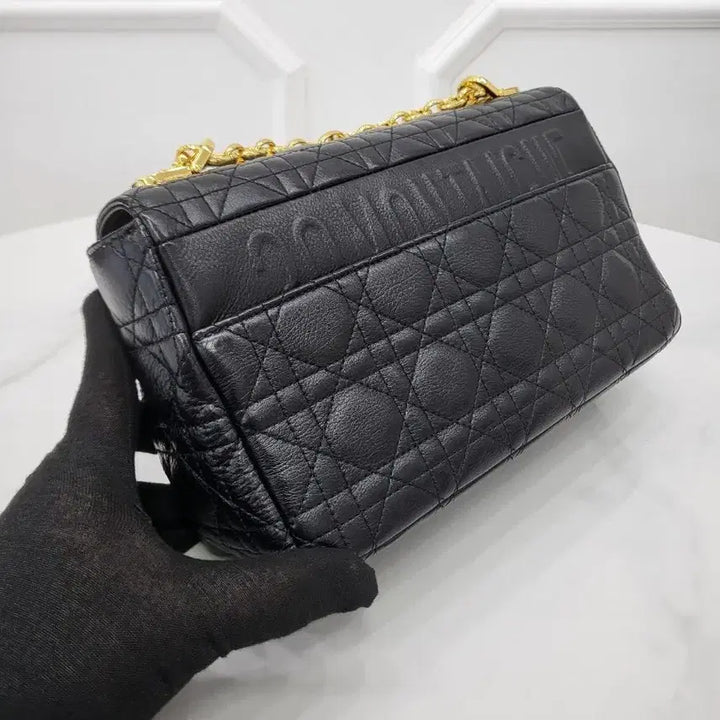 [BUNJANG] Dior Caro Medium Black Bag / 디올 카로백 미디움 블랙 M9242UWHC