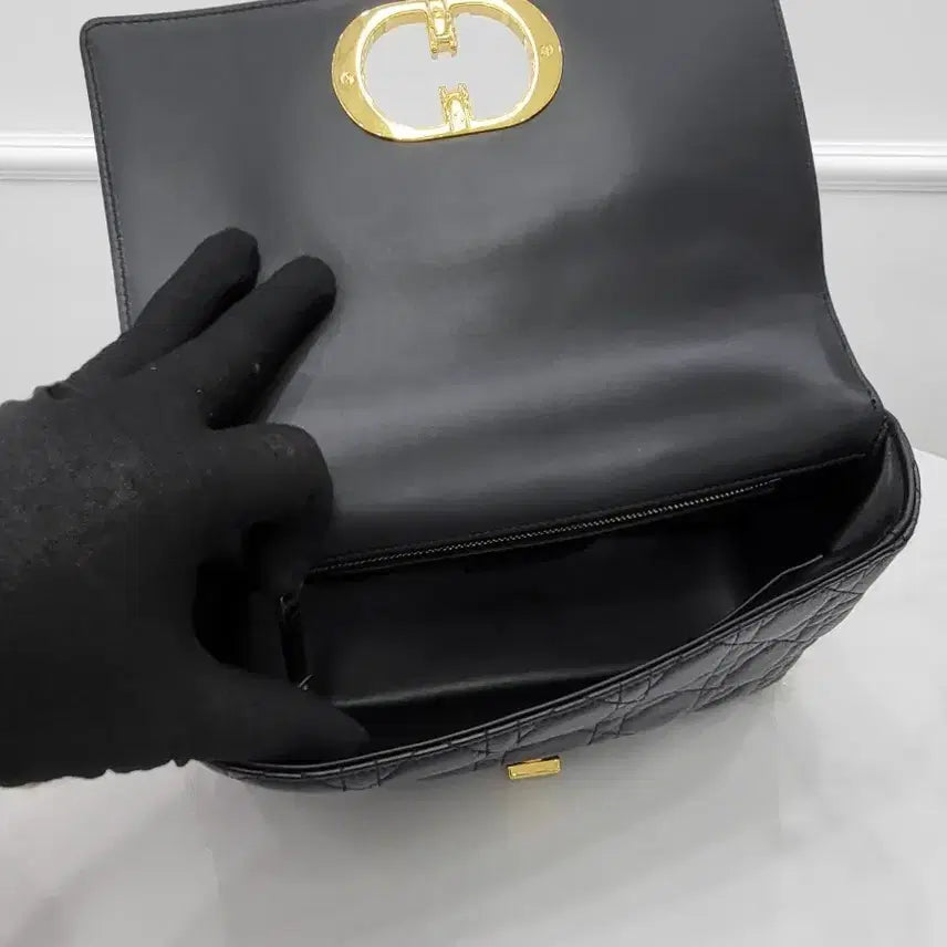 [BUNJANG] Dior Caro Medium Black Bag / 디올 카로백 미디움 블랙 M9242UWHC