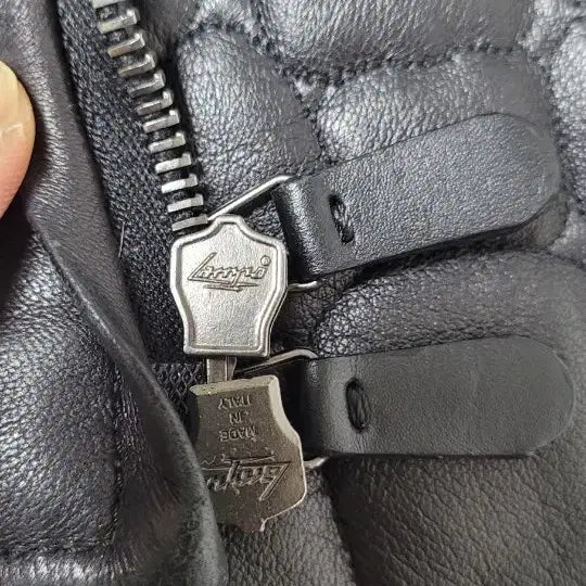 [BUNJANG] Giorgio Armani Leather Crocodile Quilted Jacket / 조르지오 아르마니 양가죽 악어퀼팅 자켓