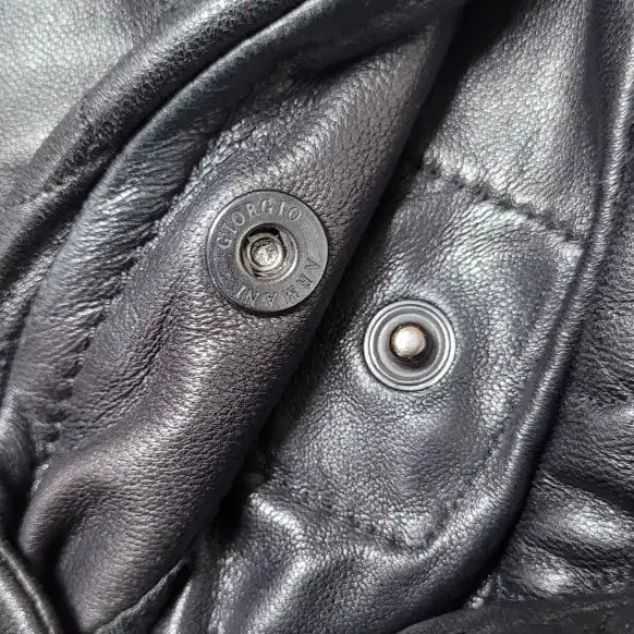 [BUNJANG] Giorgio Armani Leather Crocodile Quilted Jacket / 조르지오 아르마니 양가죽 악어퀼팅 자켓