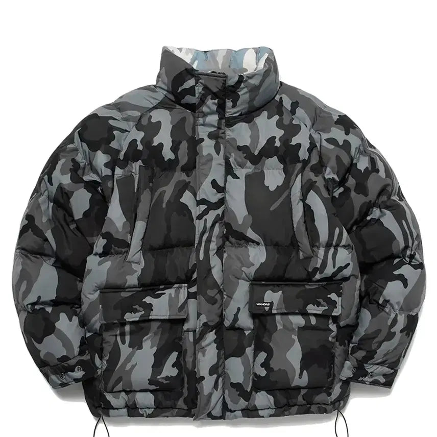 [BUNJANG] The We:nd CAMO Reversible Padded Jacket Black / 위캔더스 CAMO REVERSIBLE PADDED JK BLACK 패딩