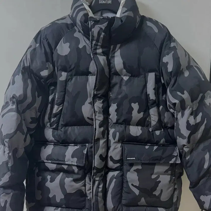 [BUNJANG] The We:nd CAMO Reversible Padded Jacket Black / 위캔더스 CAMO REVERSIBLE PADDED JK BLACK 패딩