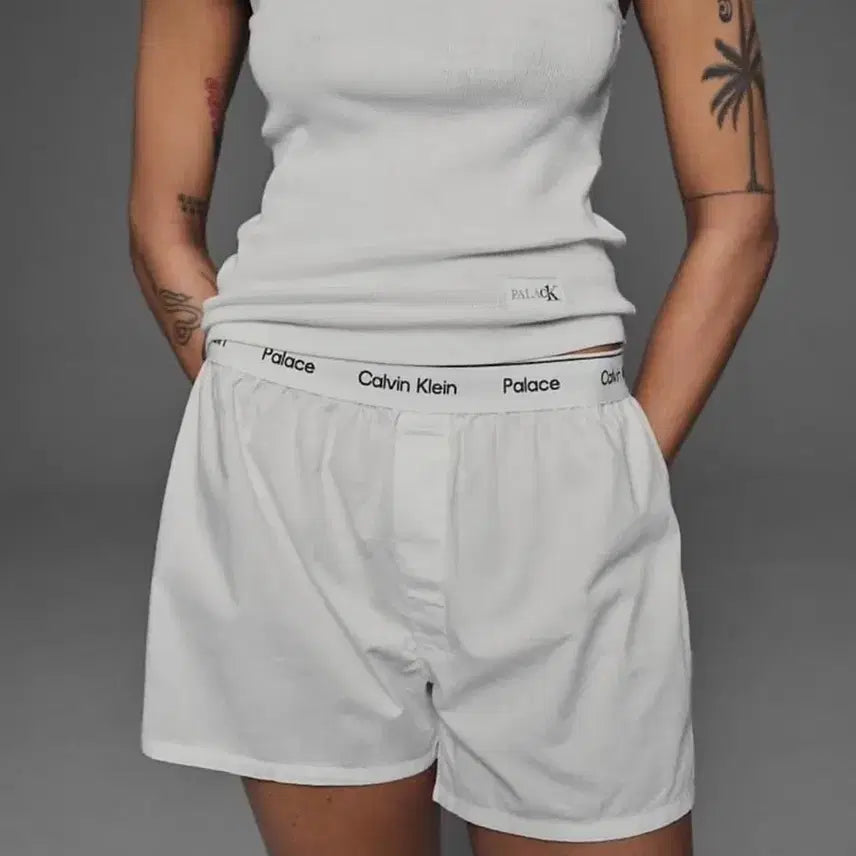 [BUNJANG] Calvin Klein Palace Woven Boxer Shorts / 캘빈클라인 팔라스 한정판