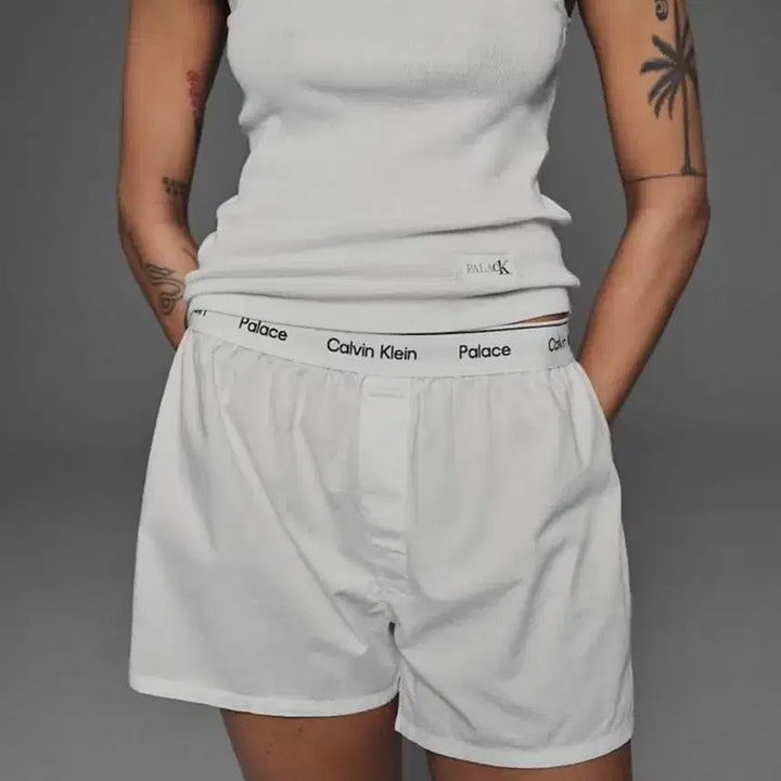 [BUNJANG] Calvin Klein Palace Woven Boxer Shorts / 캘빈클라인 팔라스 한정판
