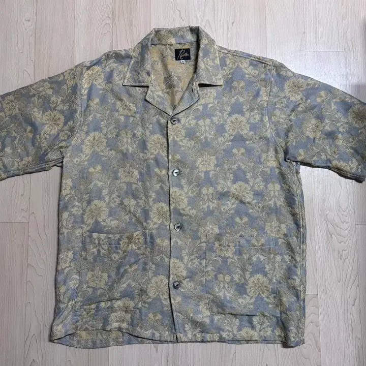 [BUNJANG] Needles Poly India Cabana Short Sleeve Shirt XL / 니들스 폴리 인디아 카바나 반팔셔츠 XL 중고