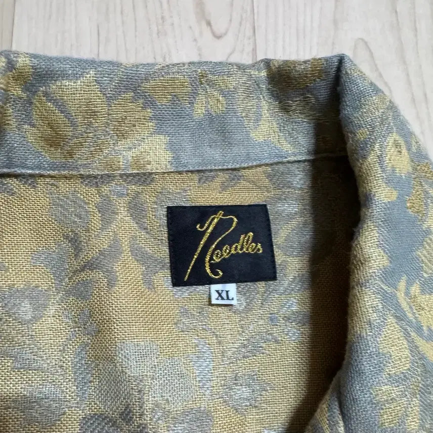 [BUNJANG] Needles Poly India Cabana Short Sleeve Shirt XL / 니들스 폴리 인디아 카바나 반팔셔츠 XL 중고