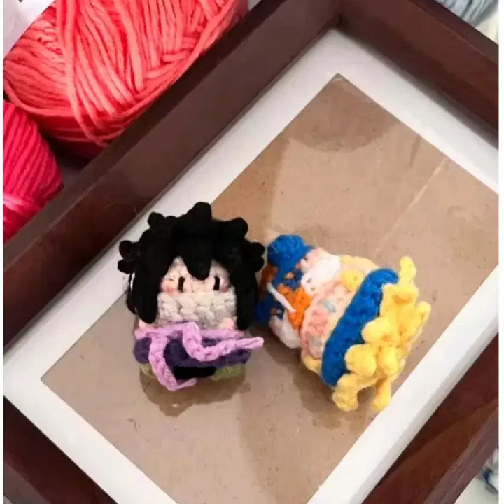 [BUNJANG] Naruto Anime Characters Crochet Keyrings / ##미니 나루토/이타치/데이다라/사소리/사스케 ## 손뜨개키링