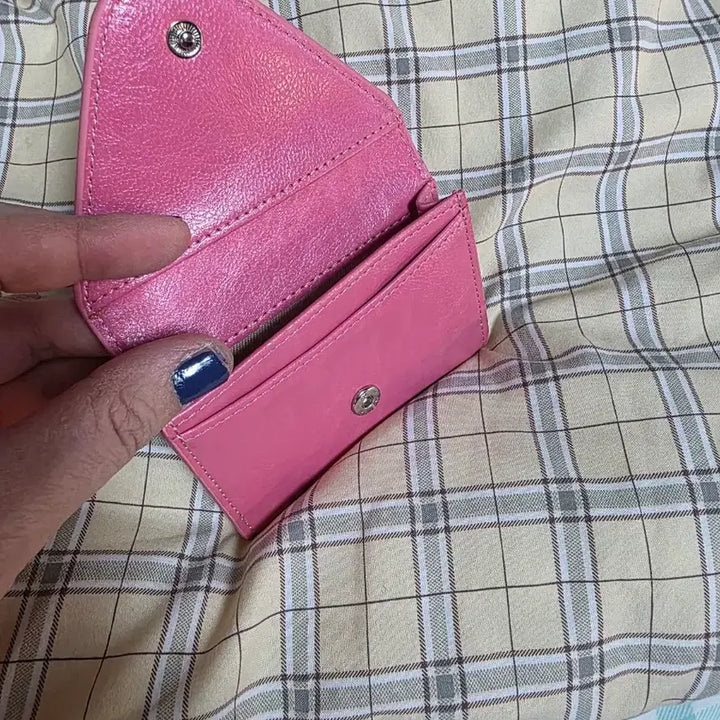 [BUNJANG] Christine Project Pink Card Wallet / 크리스틴프로젝트 CP 핑크 카드지갑