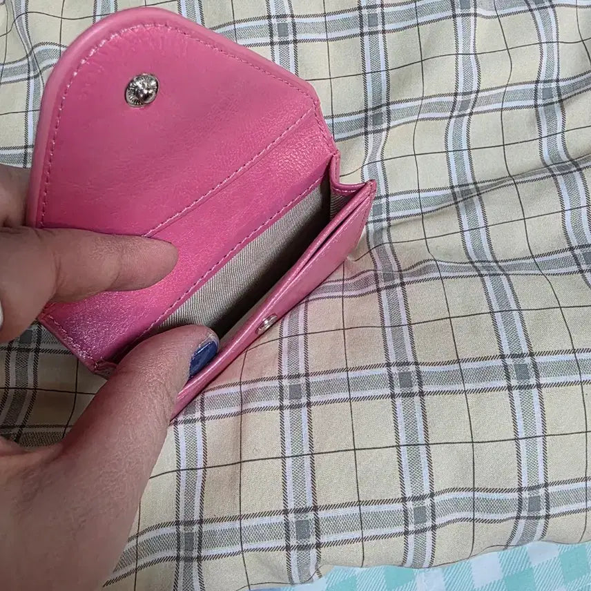 [BUNJANG] Christine Project Pink Card Wallet / 크리스틴프로젝트 CP 핑크 카드지갑