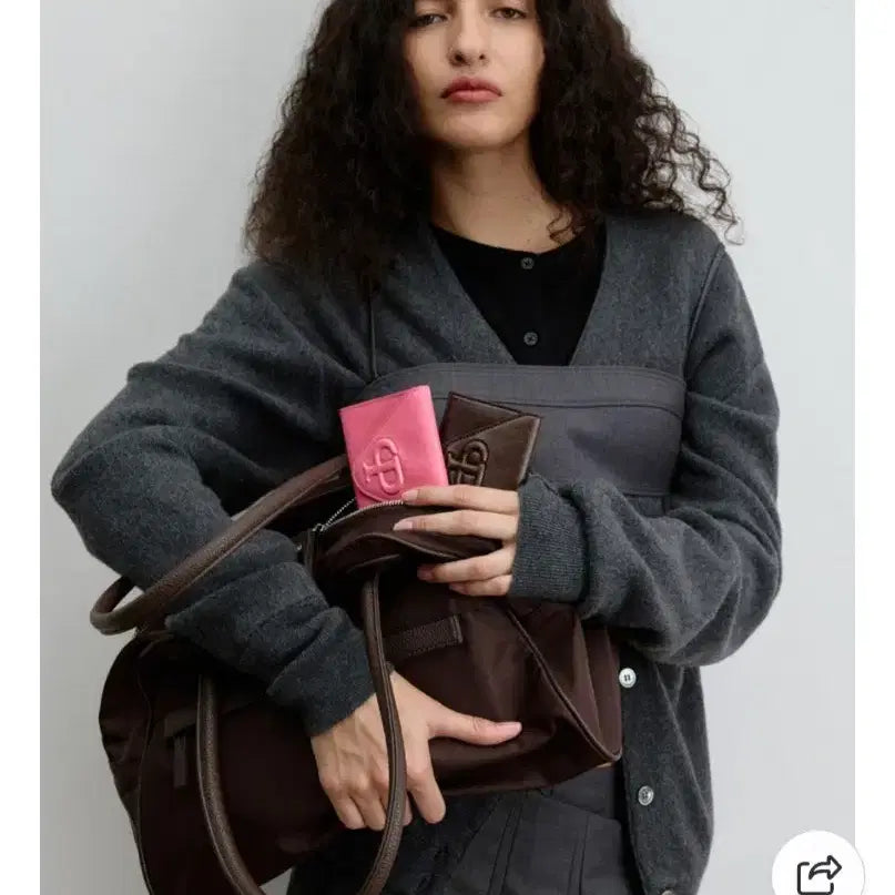 [BUNJANG] Christine Project Pink Card Wallet / 크리스틴프로젝트 CP 핑크 카드지갑