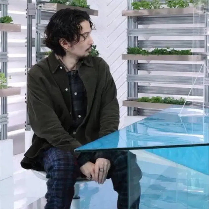 [BUNJANG] N.HOLLYWOOD Pink Corduroy Shirt / N.HOLLYWOOD 핑크 코듀로이 셔츠