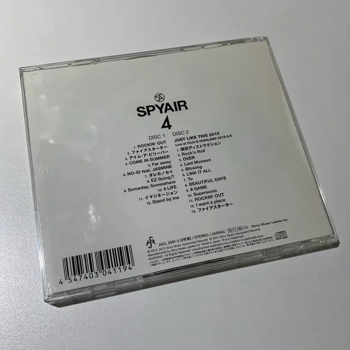 [BUNJANG] SPYAIR 4th Album CD / [2CD] SPYAIR 스파이에어 4 앨범 CD
