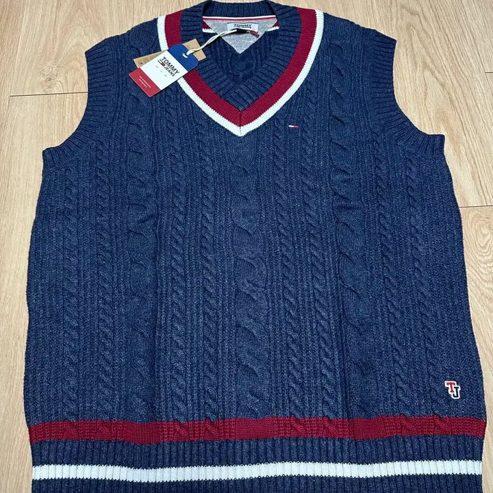 [BUNJANG] Authentic Tommy Jeans Navy Vest - Medium - New / 정품) 타미진 조끼 네이비 M 새상품