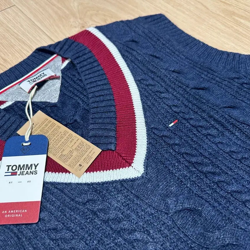 [BUNJANG] Authentic Tommy Jeans Navy Vest - Medium - New / 정품) 타미진 조끼 네이비 M 새상품