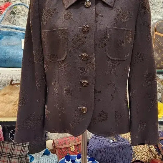 [BUNJANG] UNGARO SOLO DONNA Wool Jacket (Size 66) / UNGARO SOLO DONNA 모100% 명품 자켓(66