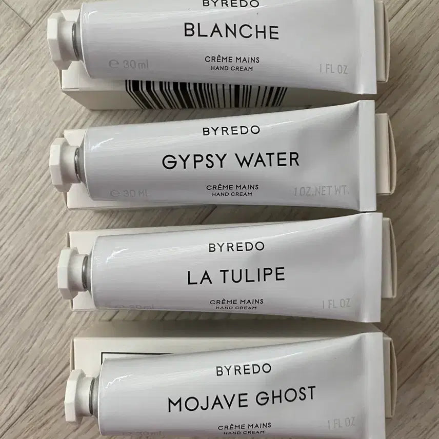 [BUNJANG] Byredo Hand Cream Gypsy Water, La Tulipe, Blanche 30ml / 새상품/바이레도 핸드크림 모하비고스트,집시워터,라튤립,블랑쉬30ml(개당