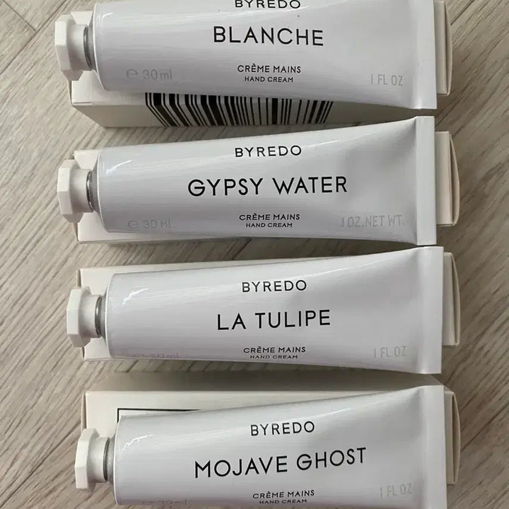 [BUNJANG] Byredo Hand Cream Gypsy Water, La Tulipe, Blanche 30ml / 새상품/바이레도 핸드크림 모하비고스트,집시워터,라튤립,블랑쉬30ml(개당