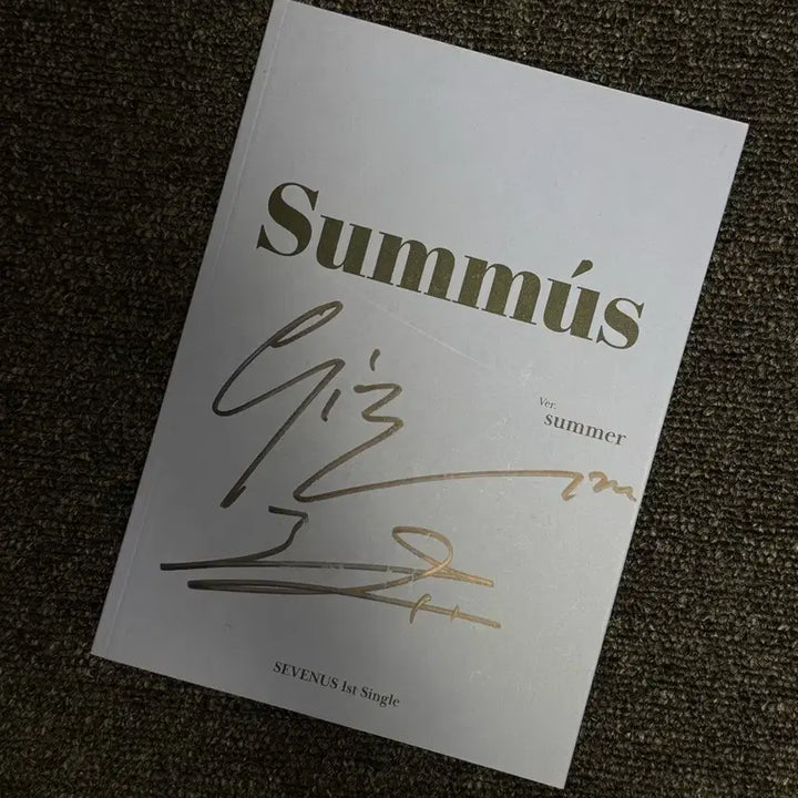 [BUNJANG] SEVENUS Summus Summer Ver. Signed Album / SEVENUS Summus Summer Ver. 싸인 앨범