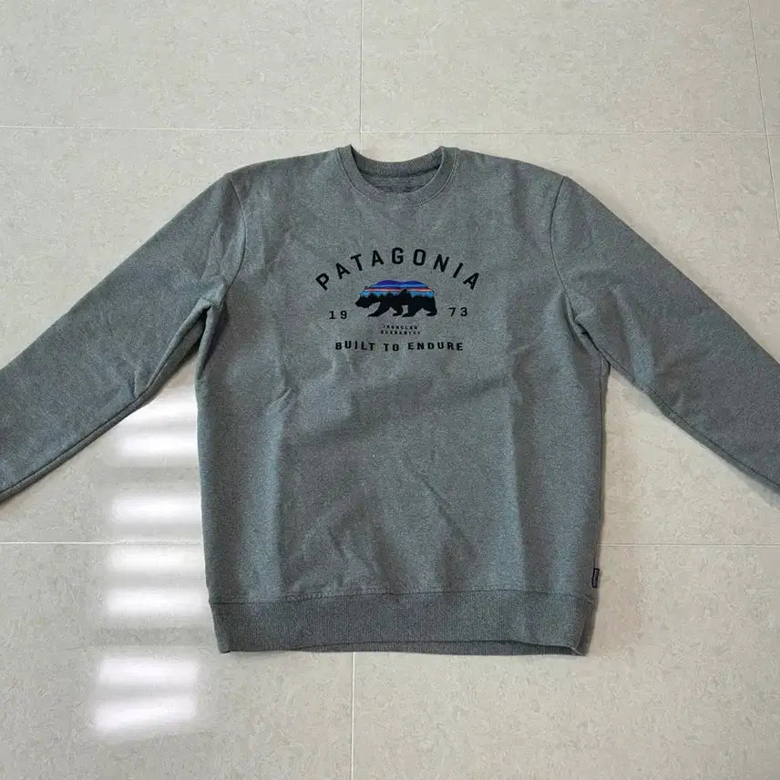 [BUNJANG] Patagonia Gray Crewneck Sweatshirt / 파타고니아 회색 맨투맨 티셔츠