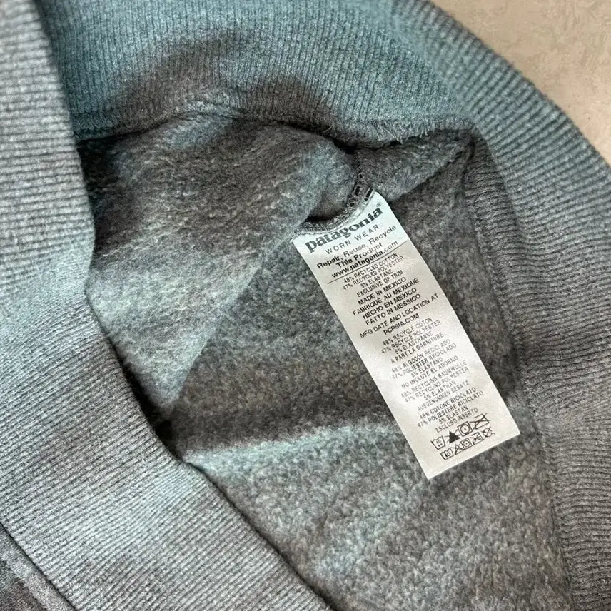 [BUNJANG] Patagonia Gray Crewneck Sweatshirt / 파타고니아 회색 맨투맨 티셔츠