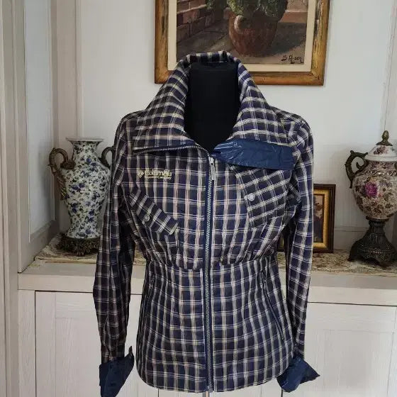 [BUNJANG] Columbia Check Pattern Jacket / 컬럼비아 체크 패턴  자켓