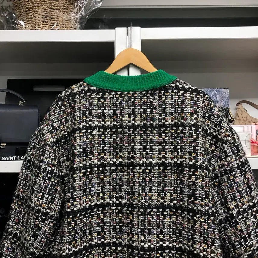 [BUNJANG] O2nd Tweed Quilted Jacket / [ 한섬 ] O2nd 오즈세컨 트위드 퀼팅 자켓