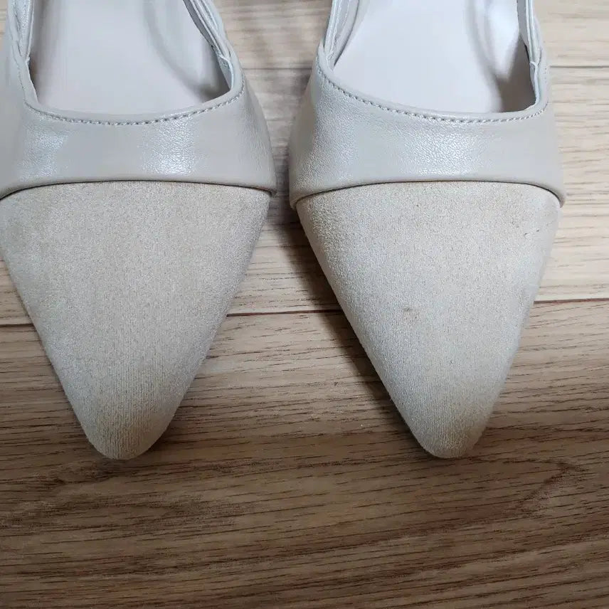 [BUNJANG] Nabishu Ivory Heels Pumps / Nabishu 나비수 아이보리 힐 펌프스