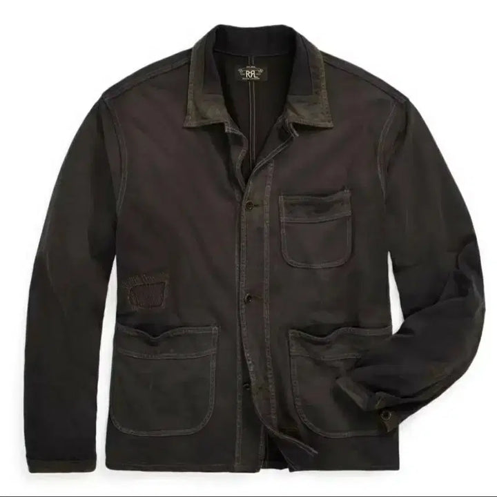 [BUNJANG] RRL Repair Jersey Work Jacket / 더블알엘 리페어 저지 워크자켓
