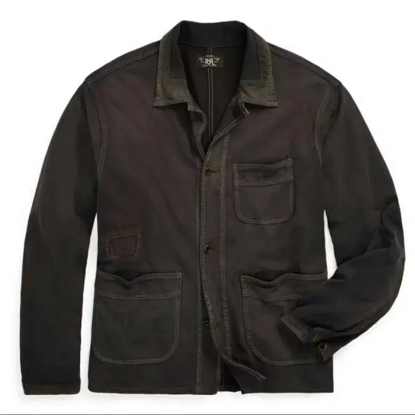[BUNJANG] RRL Repair Jersey Work Jacket / 더블알엘 리페어 저지 워크자켓