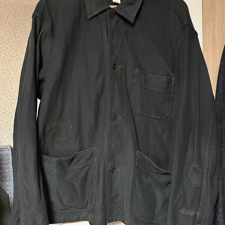 [BUNJANG] RRL Repair Jersey Work Jacket / 더블알엘 리페어 저지 워크자켓