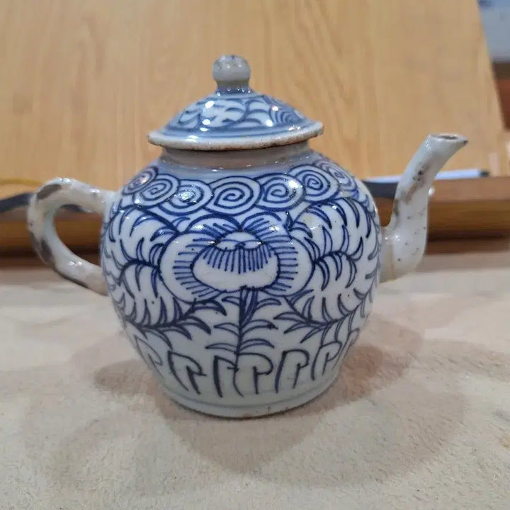 [BUNJANG] Blue and White Porcelain Teapot / 청화백자 주자