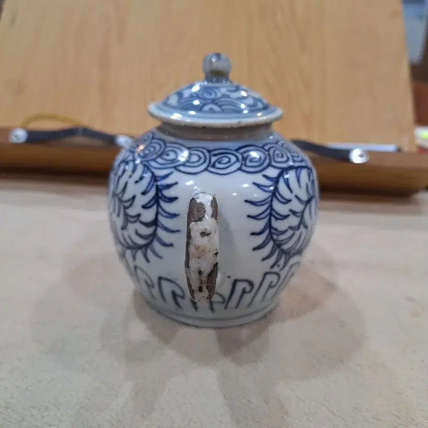 [BUNJANG] Blue and White Porcelain Teapot / 청화백자 주자