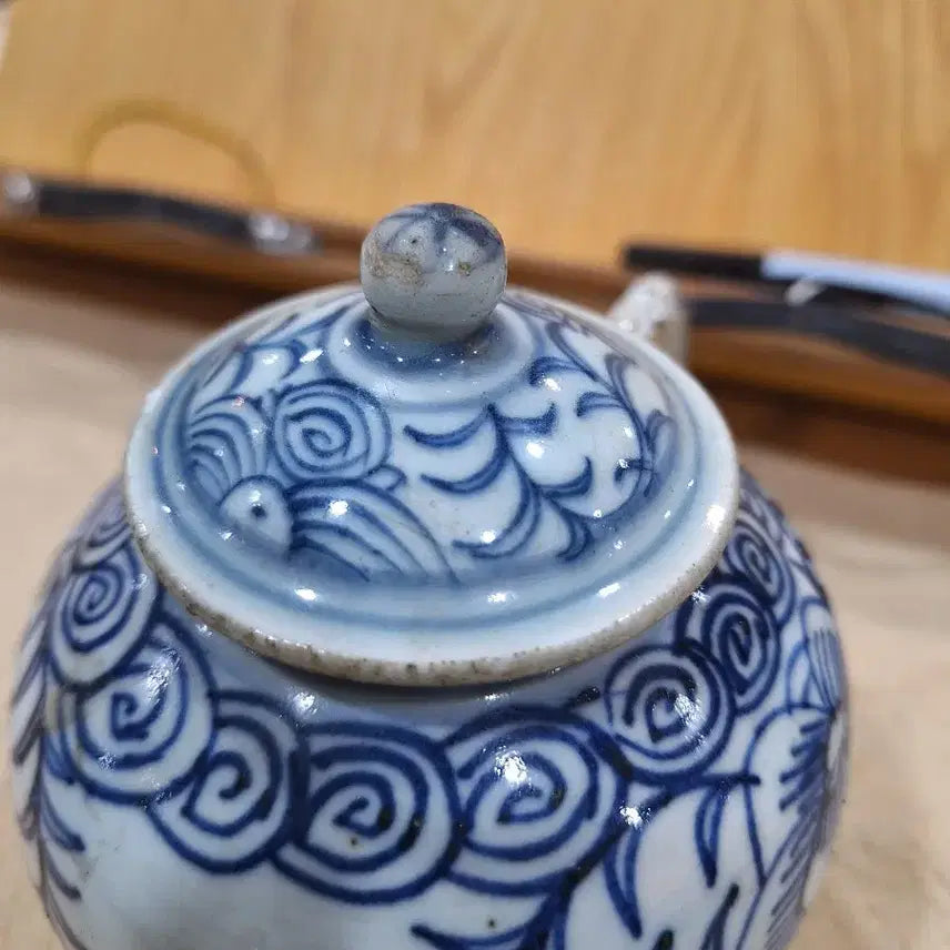 [BUNJANG] Blue and White Porcelain Teapot / 청화백자 주자
